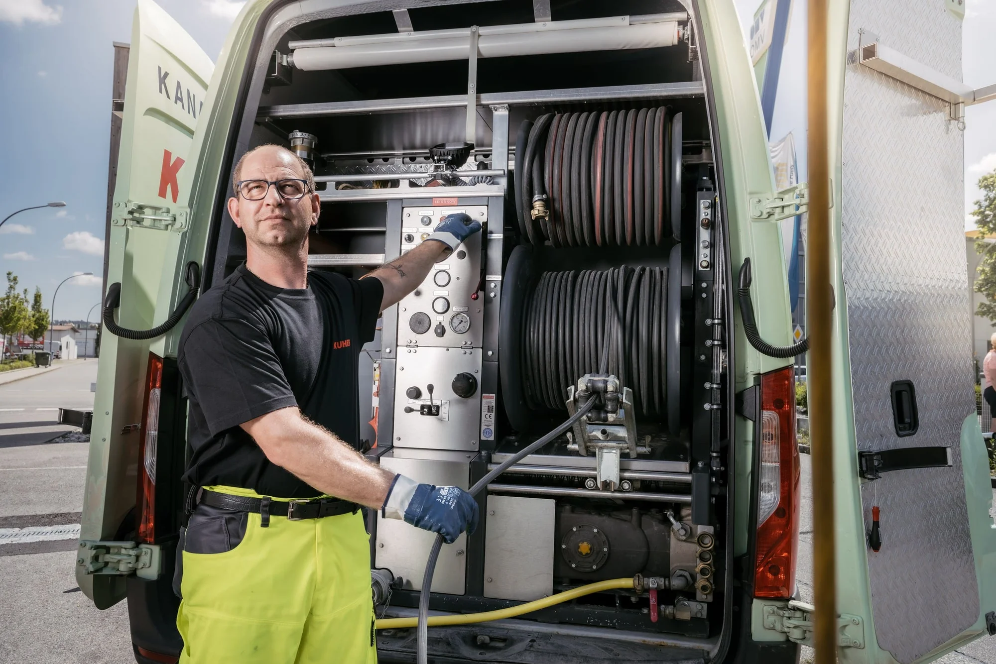 Ablauf von Kontakt bis Kanalreinigung in Sennfeld